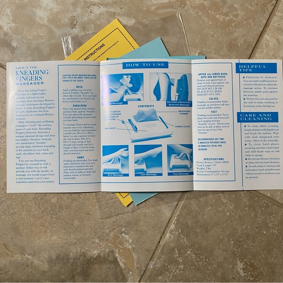 Sharper Image 'Kneading Fingers' Shiatsu Massager - Picture 10 of 15